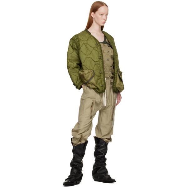  알썰틴 R13 Khaki Flight Lounge Pants 231021F086001