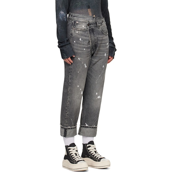  알썰틴 R13 SSENSE Exclusive Black Crossover Jeans 242021F069039