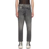 알썰틴 R13 SSENSE Exclusive Gray Crossover Jeans 242021M186012