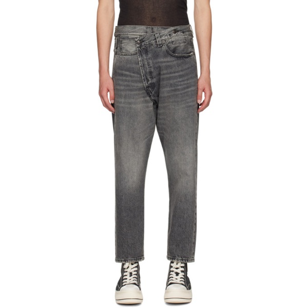 알썰틴 R13 SSENSE Exclusive Gray Crossover Jeans 242021M186012