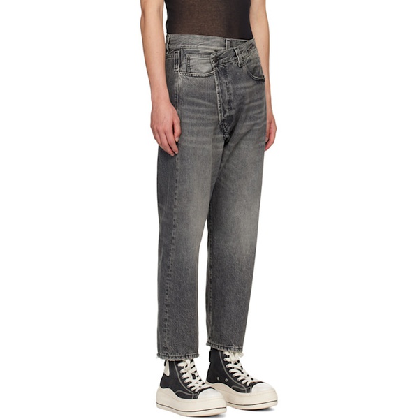  알썰틴 R13 SSENSE Exclusive Gray Crossover Jeans 242021M186012