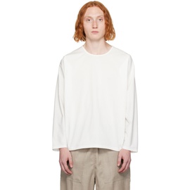 RAINMAKER KYOTO White Dolman Long Sleeve T-Shirt 232599M213002