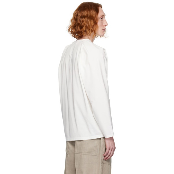  RAINMAKER KYOTO White Dolman Long Sleeve T-Shirt 232599M213002