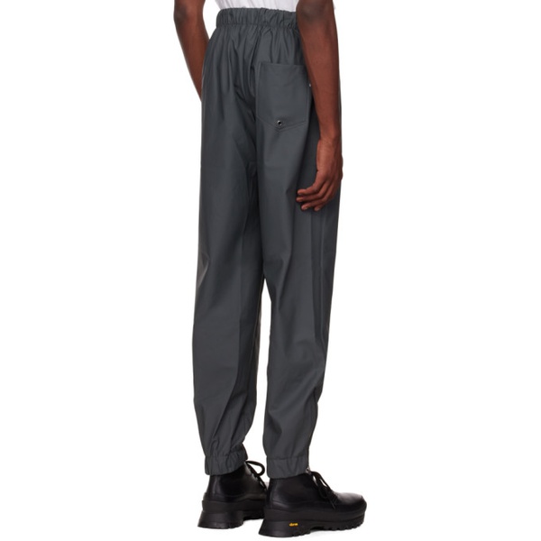  레인스 RAINS Gray Vented Lounge Pants 222524M190001