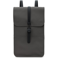 레인스 RAINS Gray Coated Backpack 232524M166015