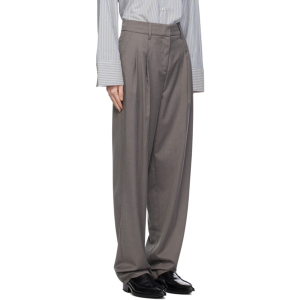  리메인 비르게르 크리스텐센 REMAIN Birger Christensen Gray Suiting Trousers 232985F087021