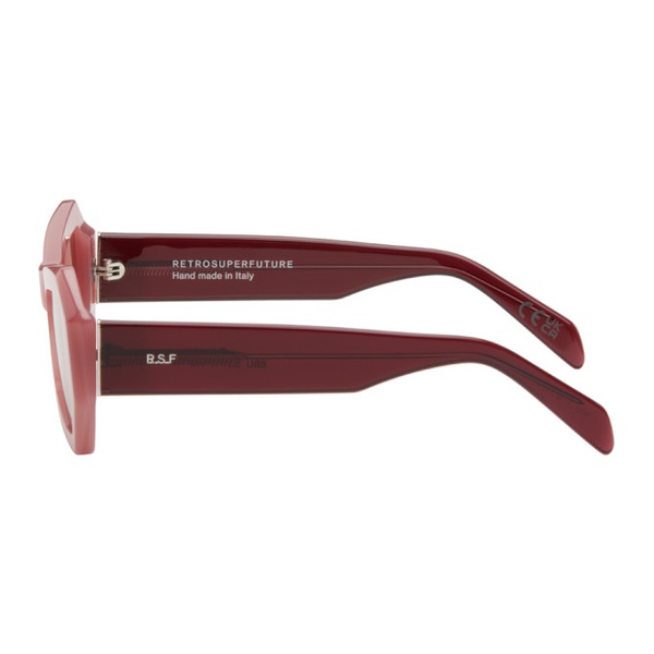  레트로슈퍼퓨쳐 R에트로 ETROSUPERFUTURE Pink & Burgundy Tempio Sunglasses 241191M134001