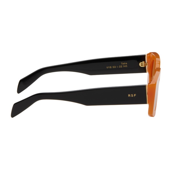 레트로슈퍼퓨쳐 R에트로 ETROSUPERFUTURE Orange & Black Tetra Sunglasses 242191M134066
