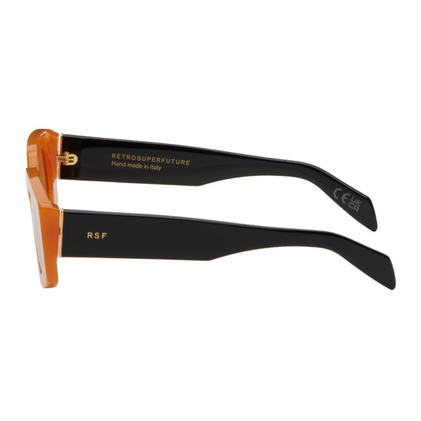  레트로슈퍼퓨쳐 R에트로 ETROSUPERFUTURE Orange & Black Tetra Sunglasses 242191M134066