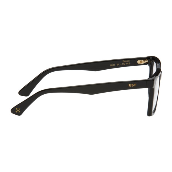  레트로슈퍼퓨쳐 R에트로 ETROSUPERFUTURE Black Secolo Glasses 242191M133002