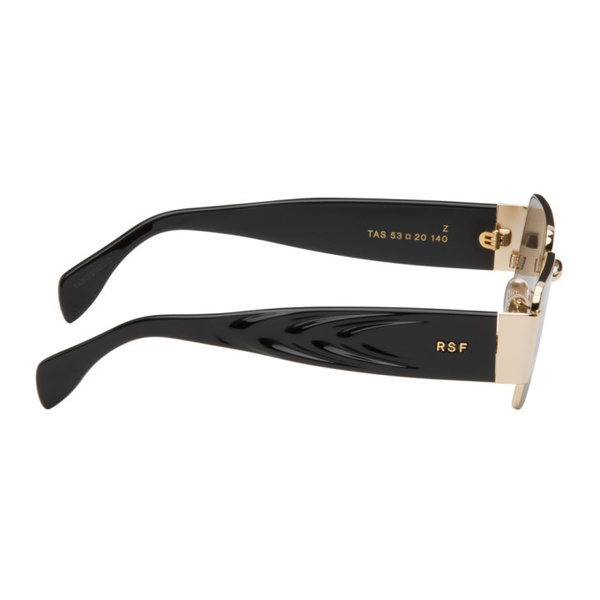  레트로슈퍼퓨쳐 R에트로 ETROSUPERFUTURE Gold & Black Z Sunglasses 242191M134019