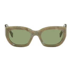 레트로슈퍼퓨쳐 R에트로 ETROSUPERFUTURE Green Alva Sunglasses 242191M134078
