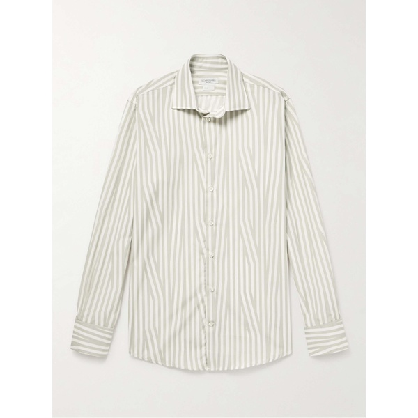  RICHARD JAMES Striped Cotton-Poplin Shirt 1647597310402214