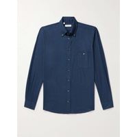 RICHARD JAMES Button-Down Collar Cotton-Flannel Shirt 1647597323104119