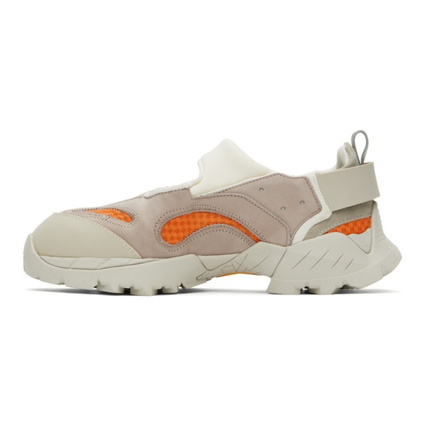  로아 ROA 오프화이트 Off-White & Orange Rozes Sneakers 241204F128001