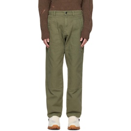 로아 ROA Green Four-Pocket Trousers 241204M191014