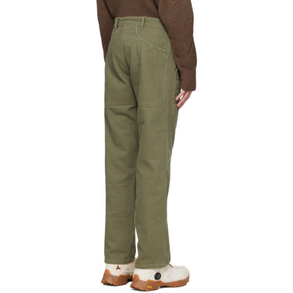  로아 ROA Green Four-Pocket Trousers 241204M191014