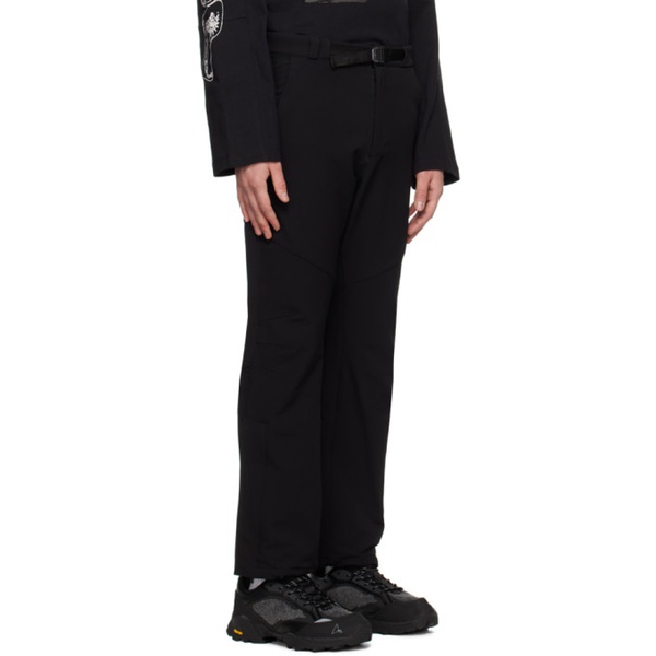  로아 ROA Black Belted Trousers 232204M191003