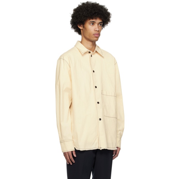  ROEhe 오프화이트 Off-White Raw Edge Shirt 241144M192008