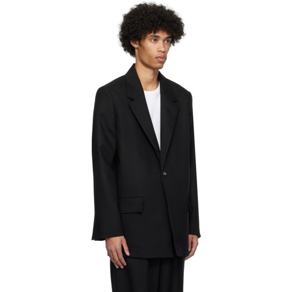  ROEhe Black Tailored Blazer 241144M195002