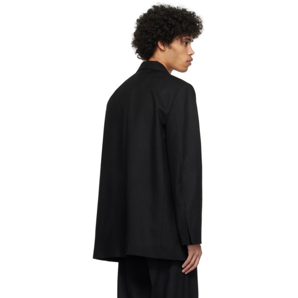  ROEhe Black Tailored Blazer 241144M195002
