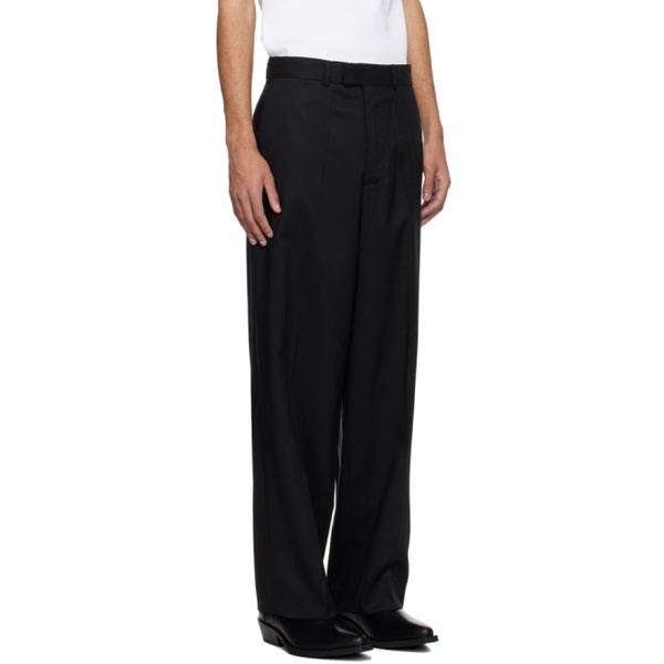  ROEhe Black Tailored Trousers 241144M191006