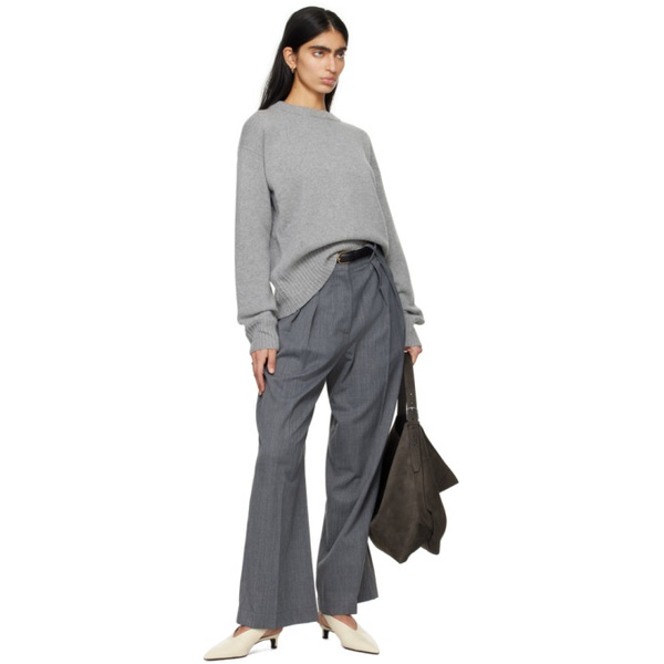  ROEhe Gray Tailored Trousers 241144F087041