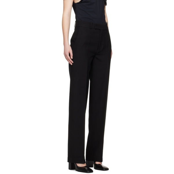 ROEhe Black Tailored Trousers 241144F087036