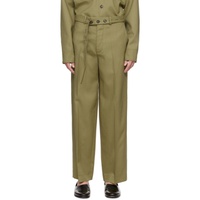 ROEhe Green Belted Trousers 241144M191003