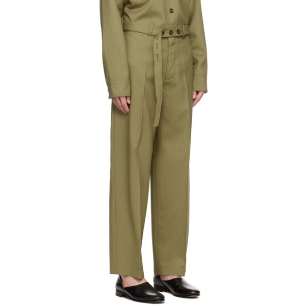  ROEhe Green Belted Trousers 241144M191003