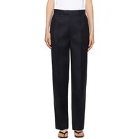 ROEhe Navy Tailored Trousers 232144F087042
