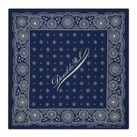 RRL Blue Concha Bandana Scarf 241435M150002