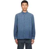 RRL Blue Irving Shirt 232435M192004