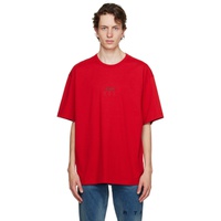 RTA Red Oversized T-Shirt 232702M213010