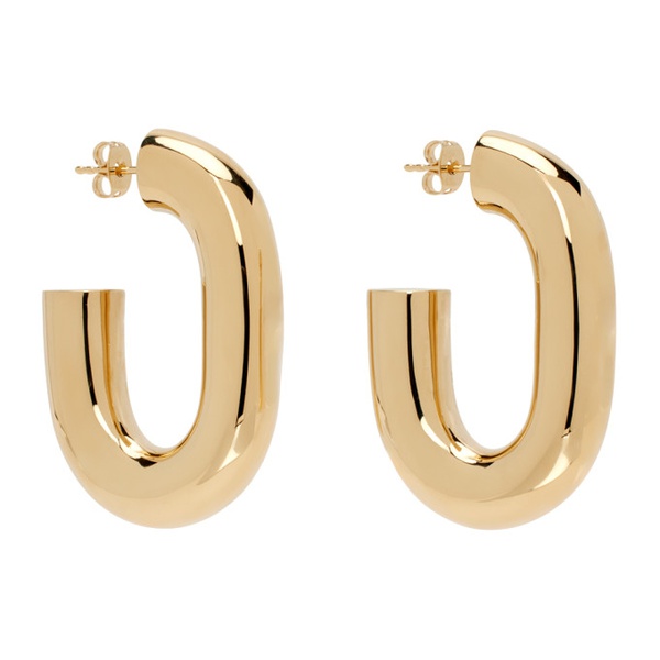  Rabanne Gold XL Link Earrings 241605F022003