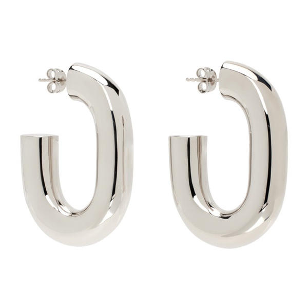  Rabanne Silver XL Link Earrings 241605F022002