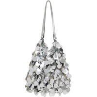 Rabanne Silver Large Sparkle Disc Tote 241605F049002
