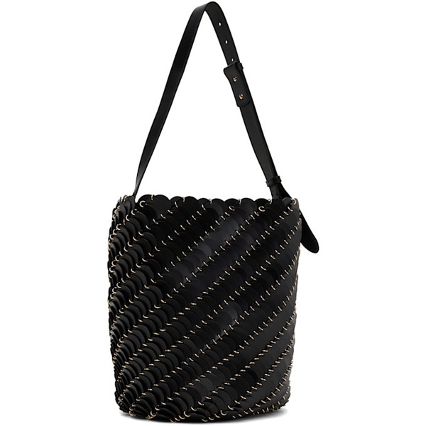  Rabanne Black Large Paco Bucket Bag 232605F048039