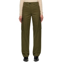 Rabanne Khaki Cargo Pocket Trousers 232605F087001