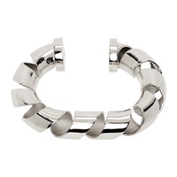 Rabanne Silver XL Link Twist Bracelet 241605F020003