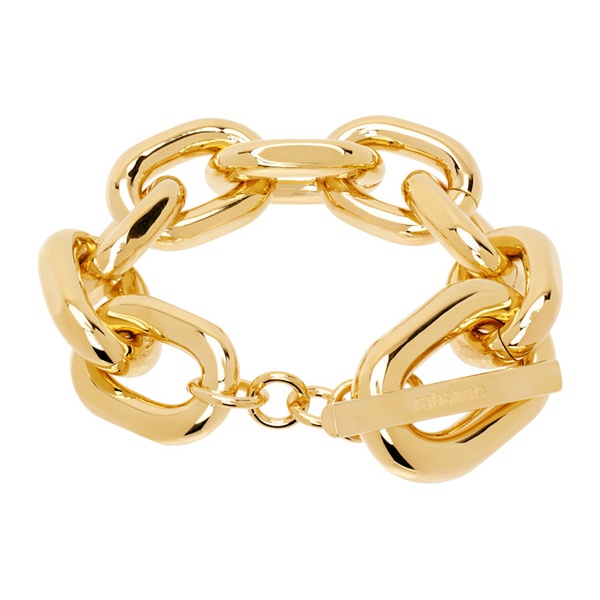  Rabanne Gold XL Link Bracelet 242605F020001