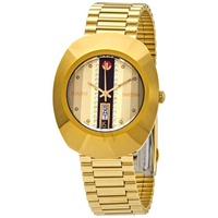 Rado MEN'S The Original Stainless Steel Gold (Diamond Set) Dial Watch R12413343