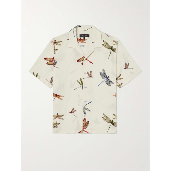 레그앤본 래그 앤 본 RAG & BONE Avery Convertible-Collar Printed Crepe Shirt 1647597314297987