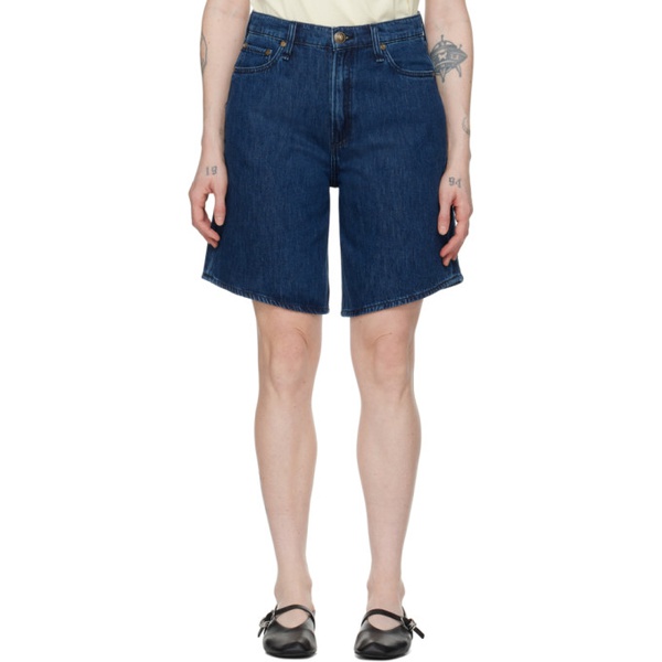 레그앤본 래그 앤 본 Rag & bone Navy McKenna Denim Shorts 241055F088005