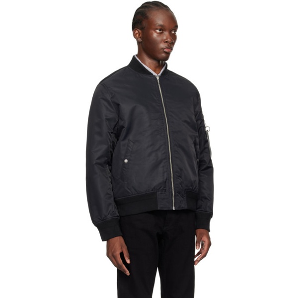 레그앤본 래그 앤 본 Rag & bone Black Manston Bomber Jacket 242055M175001