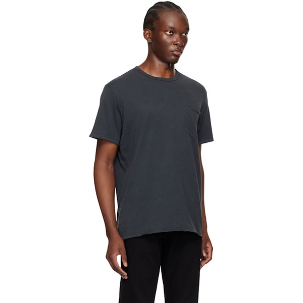 레그앤본 래그 앤 본 Rag & bone Navy Miles T-Shirt 242055M213017