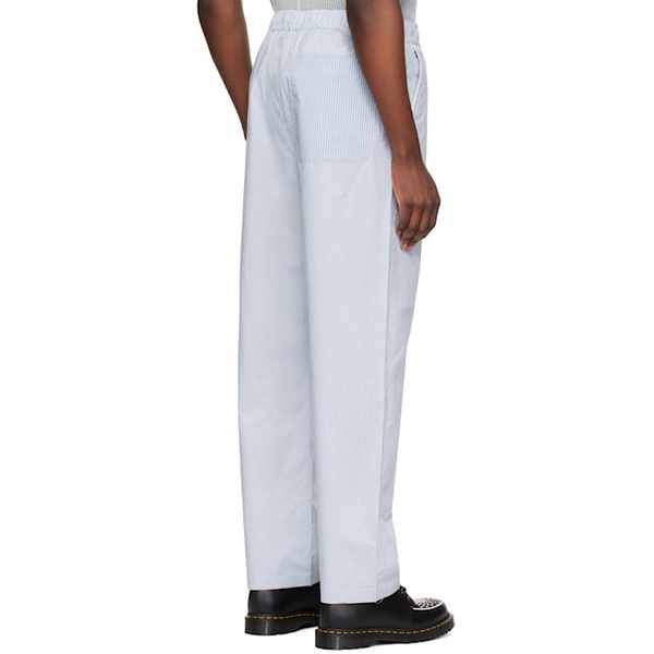 레그앤본 래그 앤 본 Rag & bone Blue & White Bradford Trousers 242055M191013