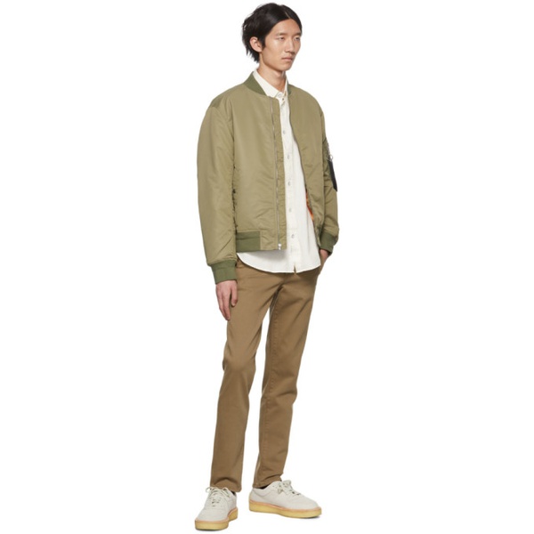 레그앤본 래그 앤 본 Rag & bone Khaki Manston Bomber Jacket 222055M175001