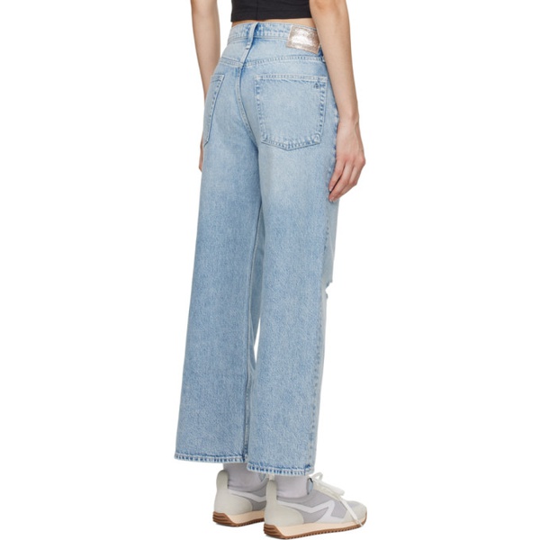 레그앤본 래그 앤 본 Rag & bone Blue Andie Wide-Leg Jeans 231055F069005