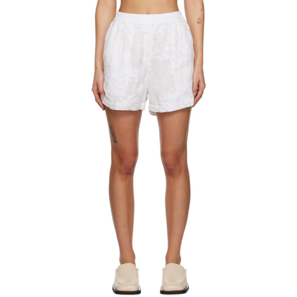 레그앤본 래그 앤 본 Rag & bone White Emma Shorts 231055F088008